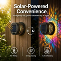 2-Pack Solar Mandala Projector Lights