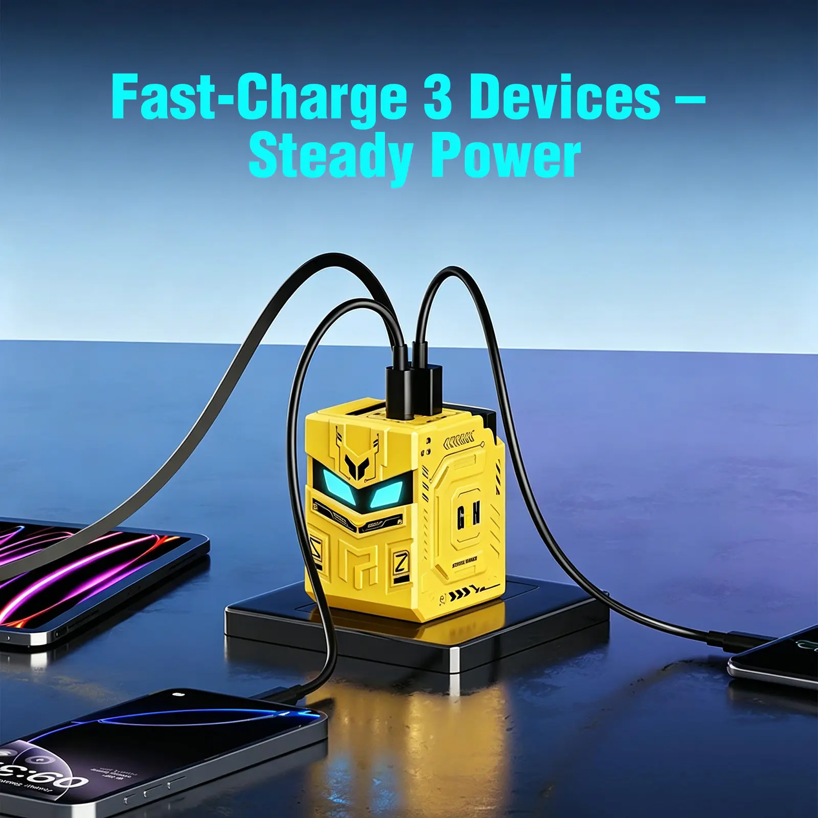 MOJUE 4-in-1 Fast Charging Travel Charge