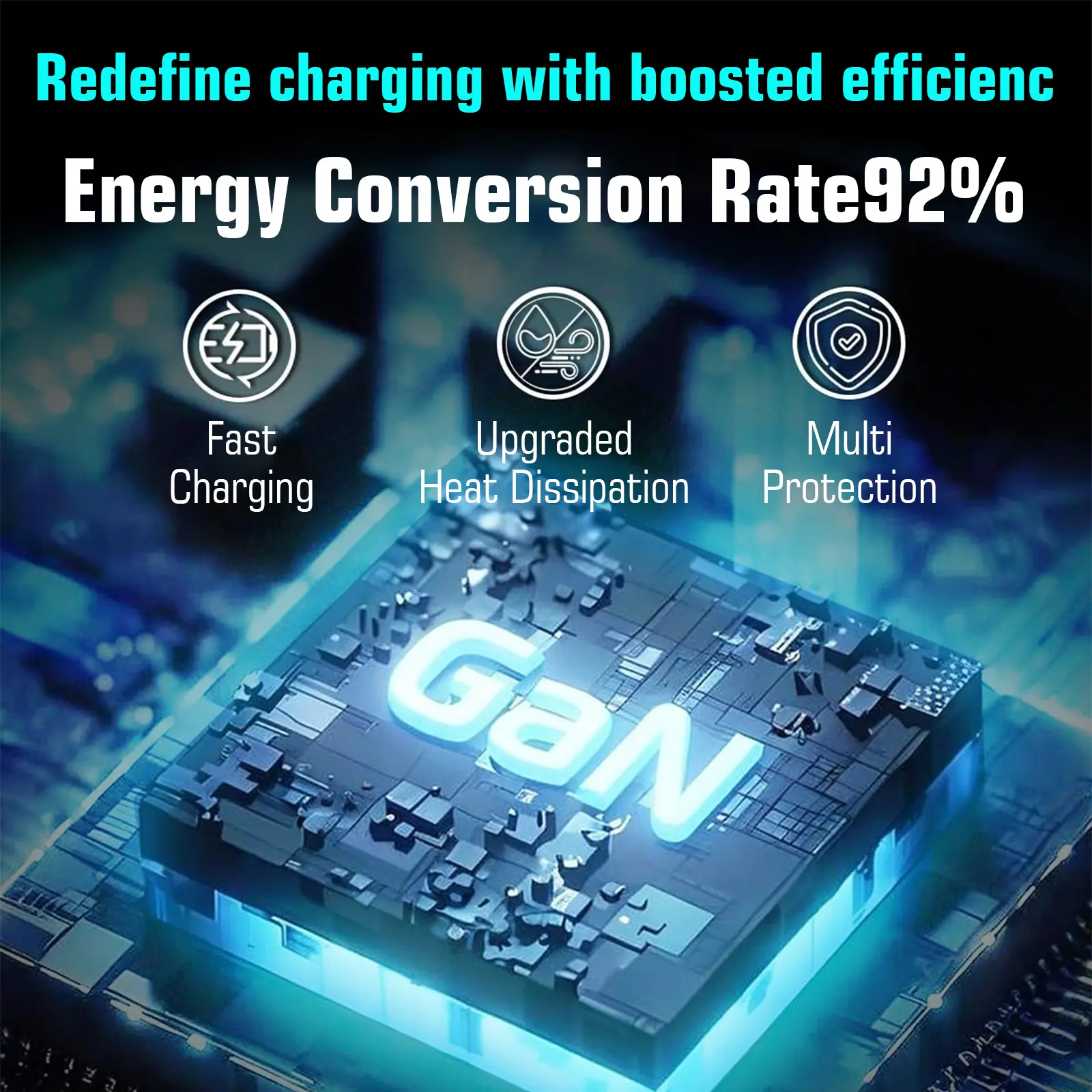 MOJUE 4-in-1 Fast Charging Travel Charge